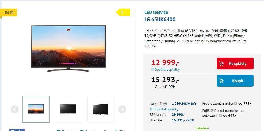 Ultra HD TV, HDR, Smart, 165 cm, LG