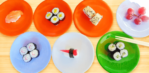 2 hodiny running sushi
