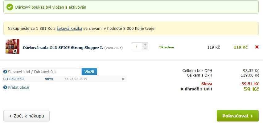 Dárková sada Old Spice, deodorant + voda po holení