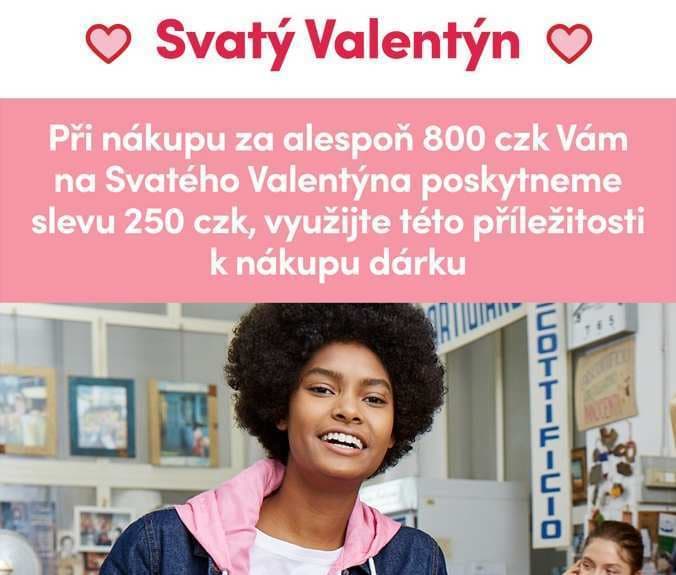 Sleva 250 Kč z nákupu nad 800 korun