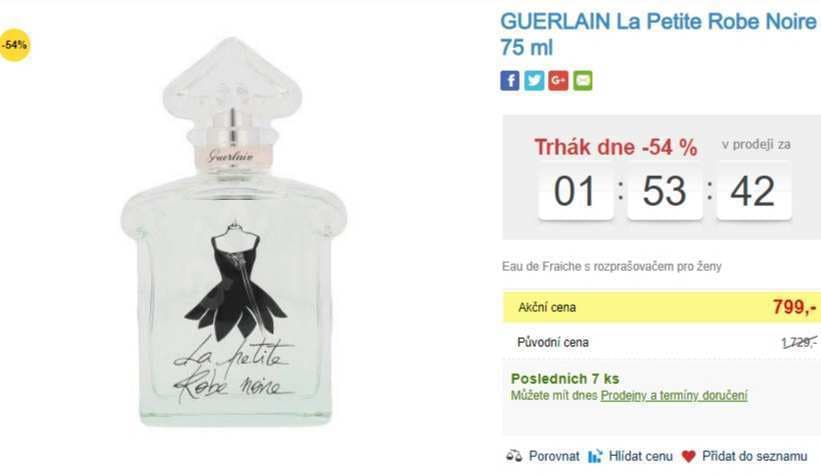 Dámský parfém 75ml. GUERLAIN La Petite Robe Noire