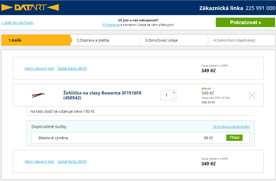 Žehlička na vlasy Rowenta SF1516F0 