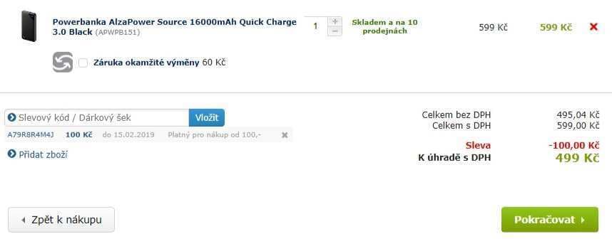 Powerbanka AlzaPower, 16000 mAh, USB 3.0