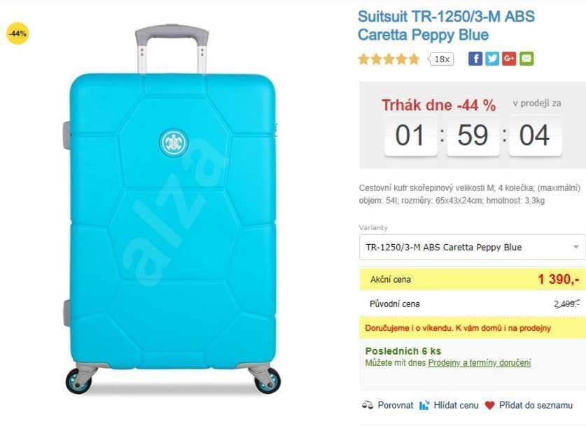 Cestovní kufr SUITSUIT Caretta, M