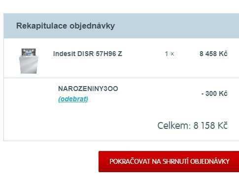 Myčka nádobí INDESIT, 45cm, 10 sad, A++