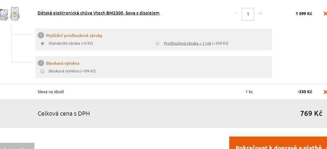 Dětská chůvička Vtech BM2300 Sova