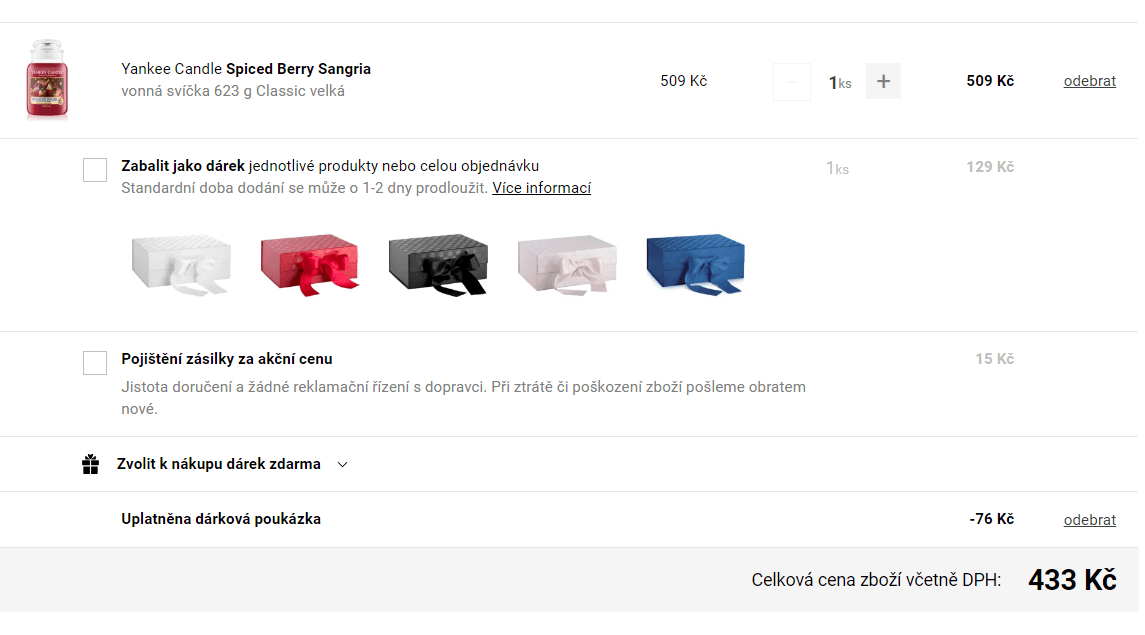 Vonná svíčka Yankee Candle, 623 gramů