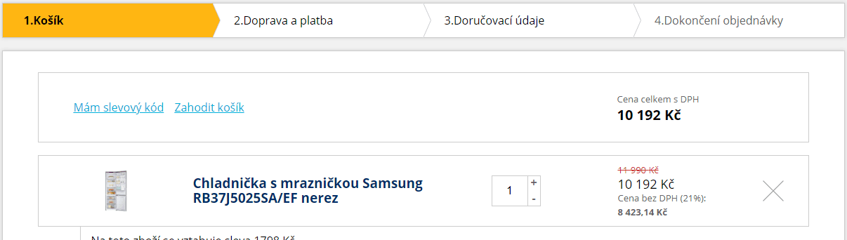 Komb. lednice Samsung, A++, True No Frost