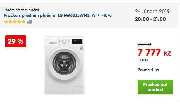 Pračka LG, A+++ 6,5kg, 1000 ot./m