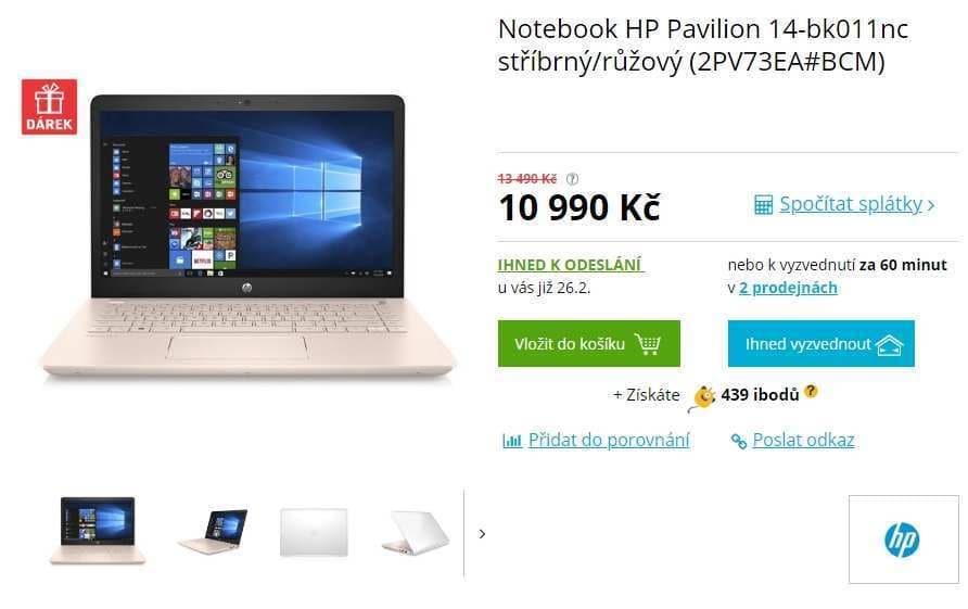 HP, 2,3GHz, 4GB RAM, 14", 1,66kg