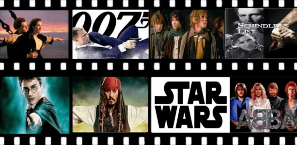 Vstupenka na koncert slavných filmových melodií 
