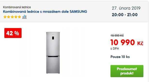 Lednice Samsung, A++, no frost, 185 cm