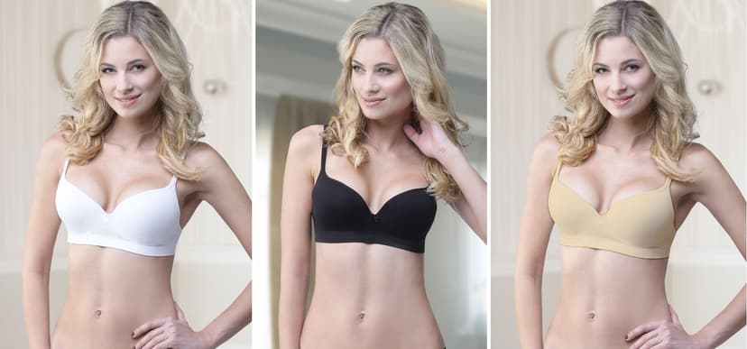 Push-up bezešvá podprsenka GINA se slevou 7-10%