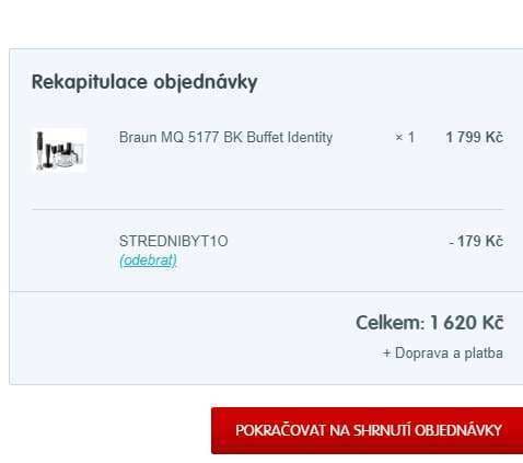 Multifunkční tyčový mixér Braun