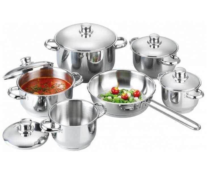 Sadu hrnců Orion Luxur L, 12 dílů