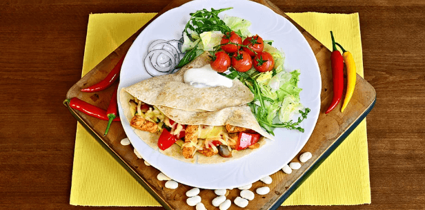 3chodové mexické menu pro dva