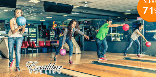 2 hodiny bowlingu