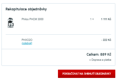 Kávovar PHILCO PHCM 3000
