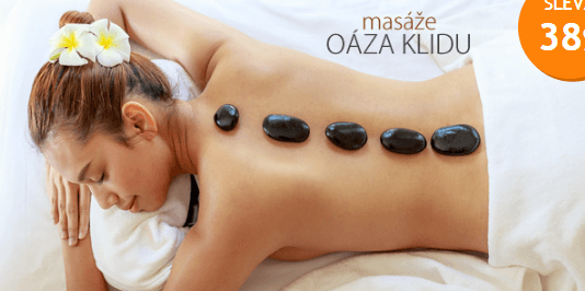 Relax masáž zad a šíje či masáž lávovými kameny