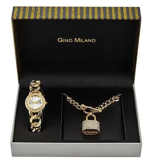 Dárková sada hodinek a náhrdelníku Gino Milano