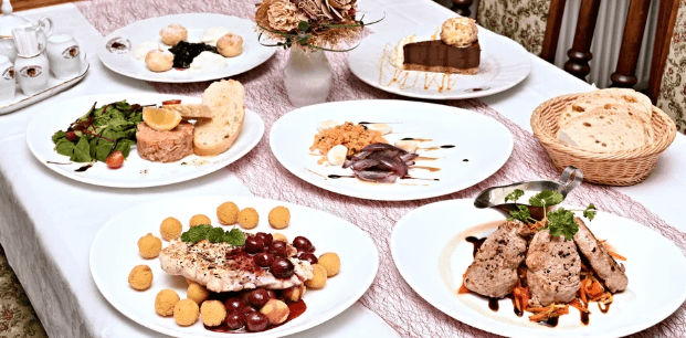 Degustační menu pro 2, výběr chodů ze 3 jídel