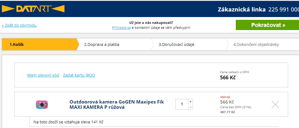 Outdoorová kamera GoGEN Maxipes Fík
