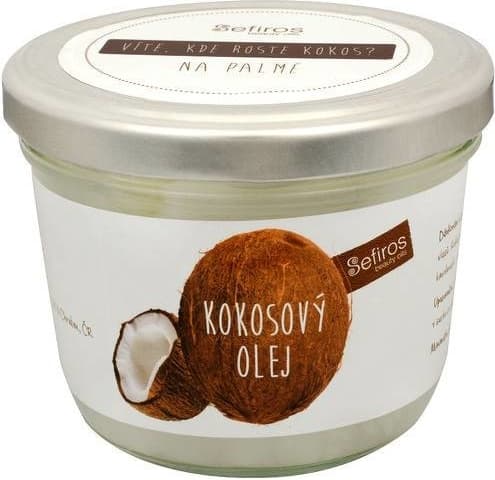 Bio RAW kokosový olej Sefiros 180ml