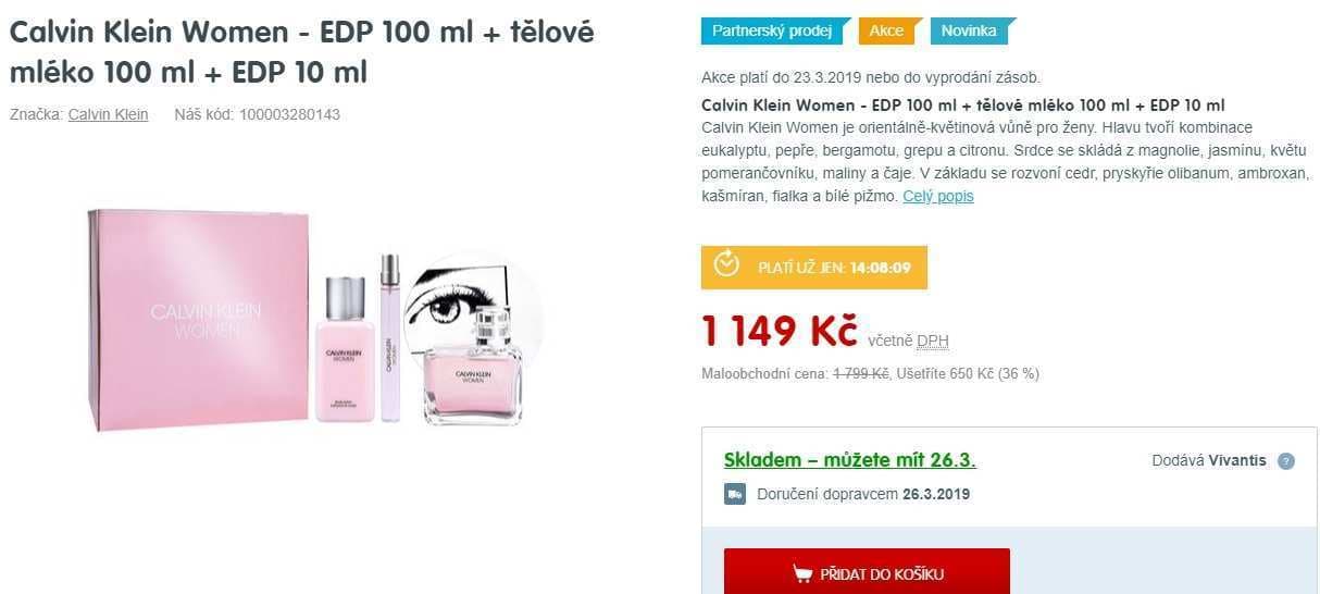 Dárková sada Calvin Klein Women