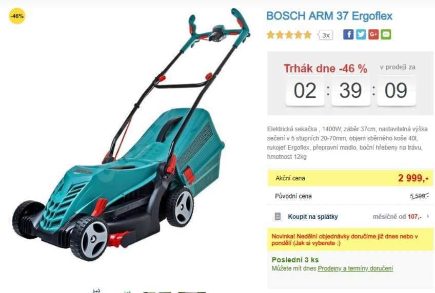 Elektrický sekačka Bosch