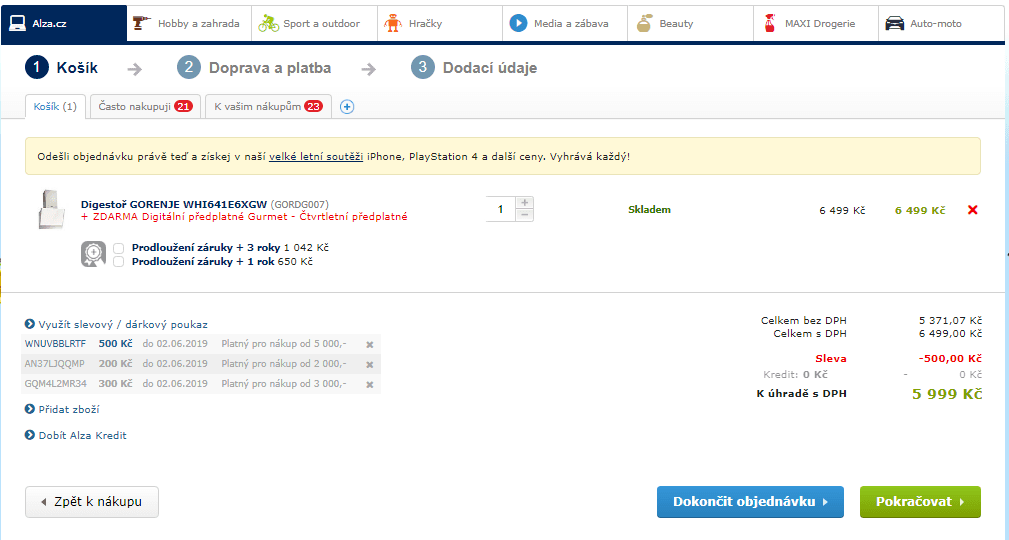 Komínová digestoř Gorenje