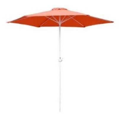 Slunečník s kličkou Happy Green 230cm