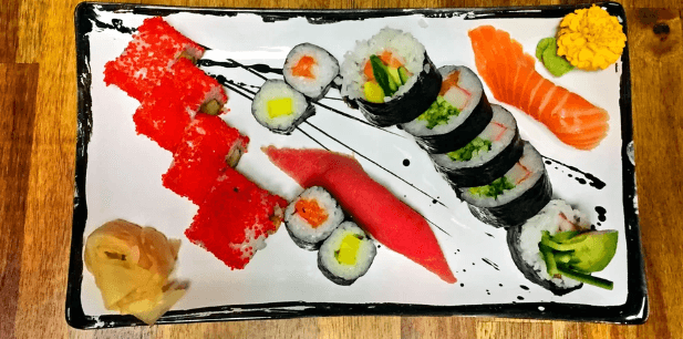 Sushi set s 10 ks