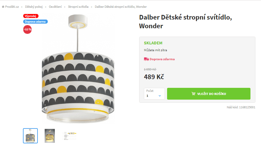 Svítidlo pro děti Dalber Wonder