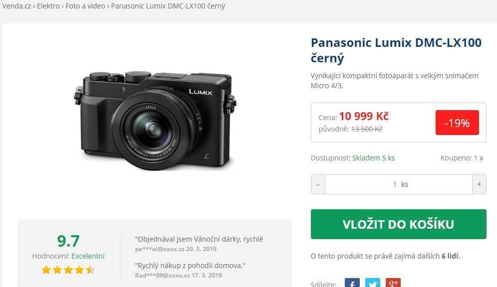 Panasonic Lumix DMC-LX100