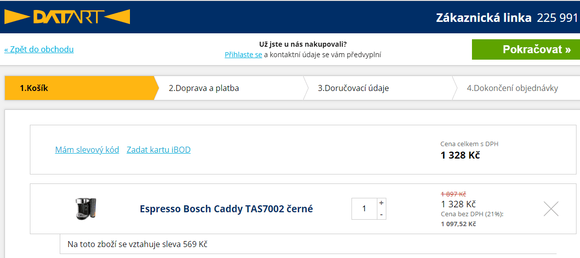 Kávovar na kapsle Bosch Tassimo Caddy