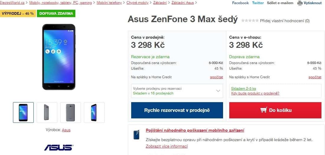Asus, 4x 1,4GHz, 2GB RAM, 5,5", LTE