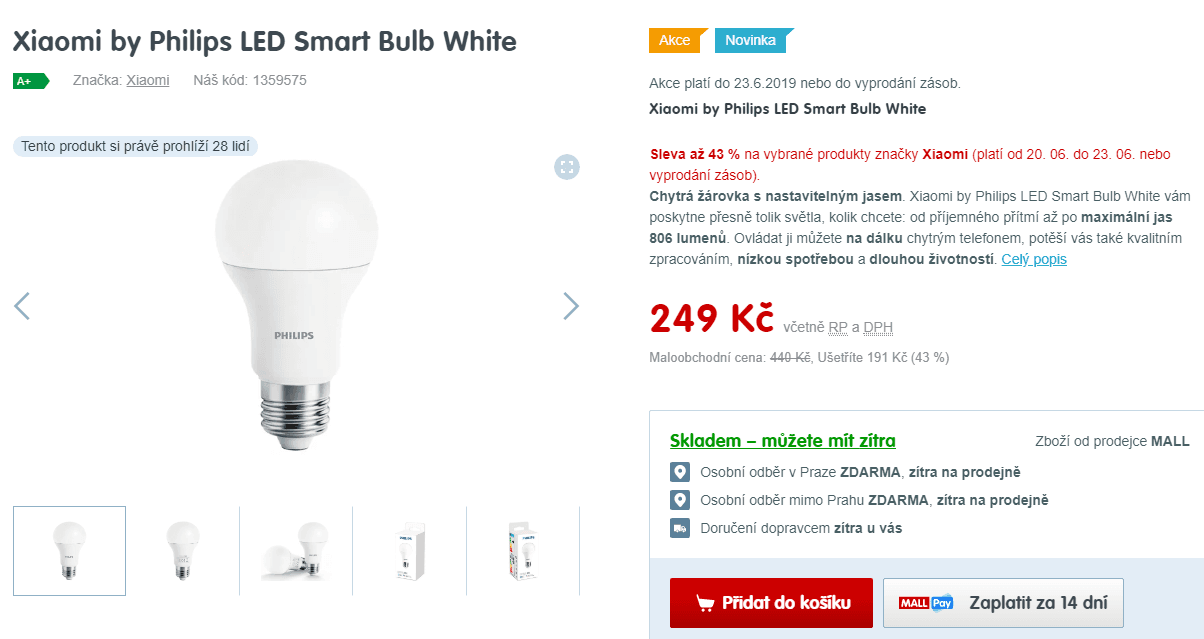 Mall - sleva na produkty Xiaomi