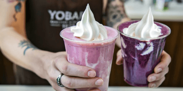 Ovocný koktejl s frozen yogurtem podle výběru