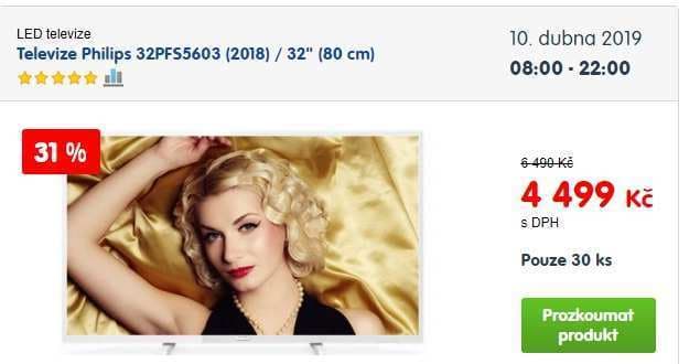 Full HD TV, T2, 80 cm, Philips