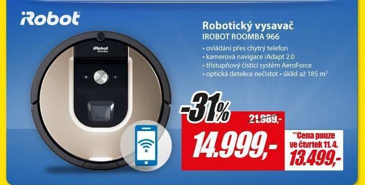 Robotický vysavač iROBOT Roomba 966