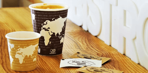 Espresso nebo sójové cappuccino s sebou