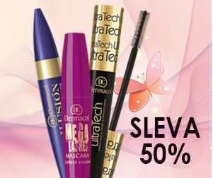 Sleva 50% na všechny řasenky
