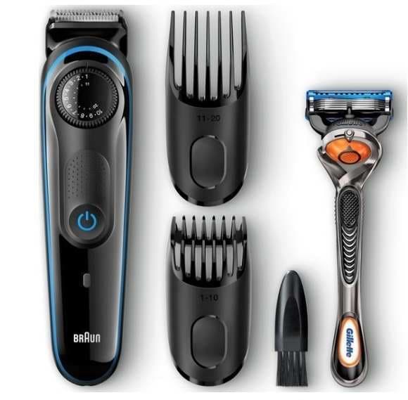 Zastřihovač vousů Braun + Gillette ProGlide 5