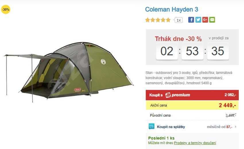 Stan pro 3 Coleman Hayden 3