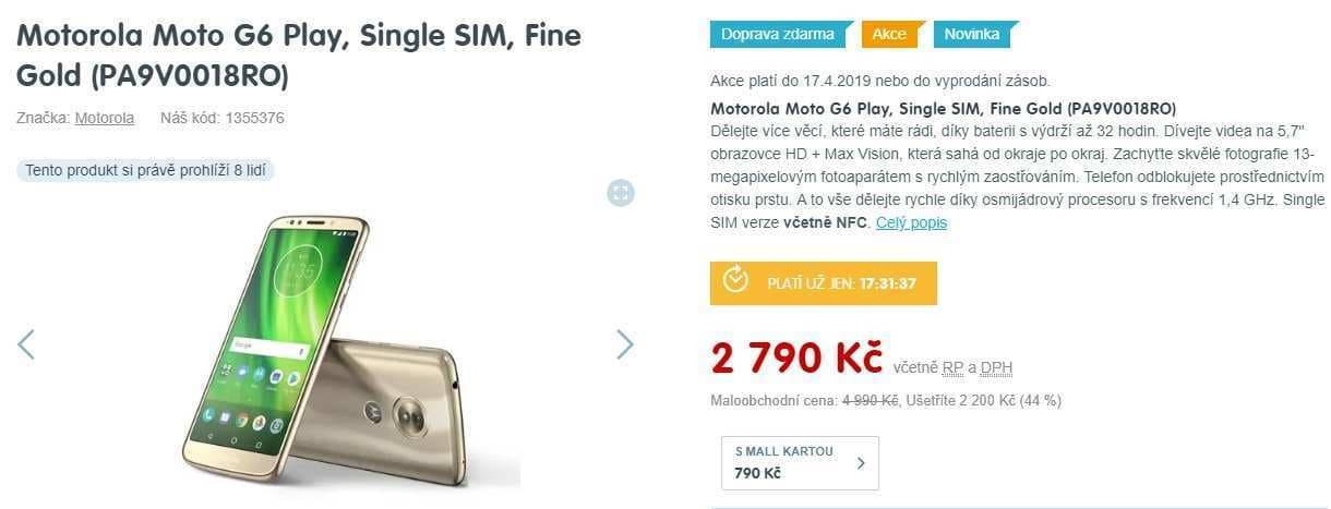 Motorola, 8x 1,4GHz, 3GB RAM, 5,7", NFC