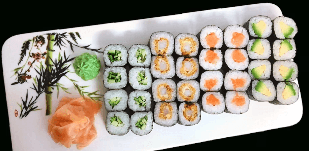Sushi sety s 18–54 kousky