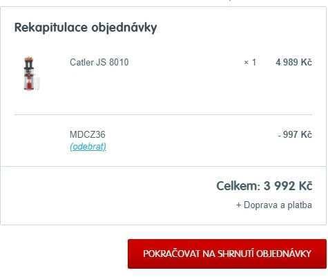 Pomalý odšťavňovač Catler JS 8010