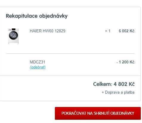 Pračka Haier, 6kg, A+++, 1200 ot.