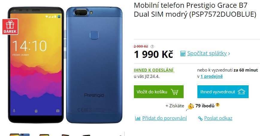 Prestigio, 4x 1,3GHz, 2GB RAM, 5,7"