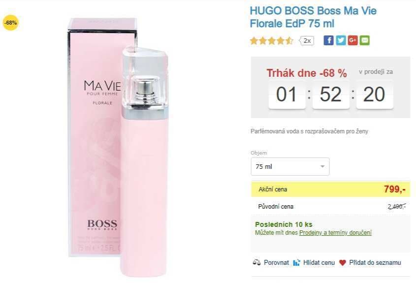 HUGO BOSS Boss Ma Vie Florale, 75ml